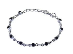 Riyo Black 925 sterling silver Black Oynx Bracelet handsome handmade indian jewe