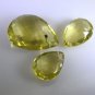 lemon Quartz loose Stone 1 Pieces 15x20,22x30 mm Pear Yellow faceted Gemstone