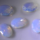 synthetic cubic zirconia Fire opal cz loose Stone 1 Pieces 10 x 14 mm Oval White