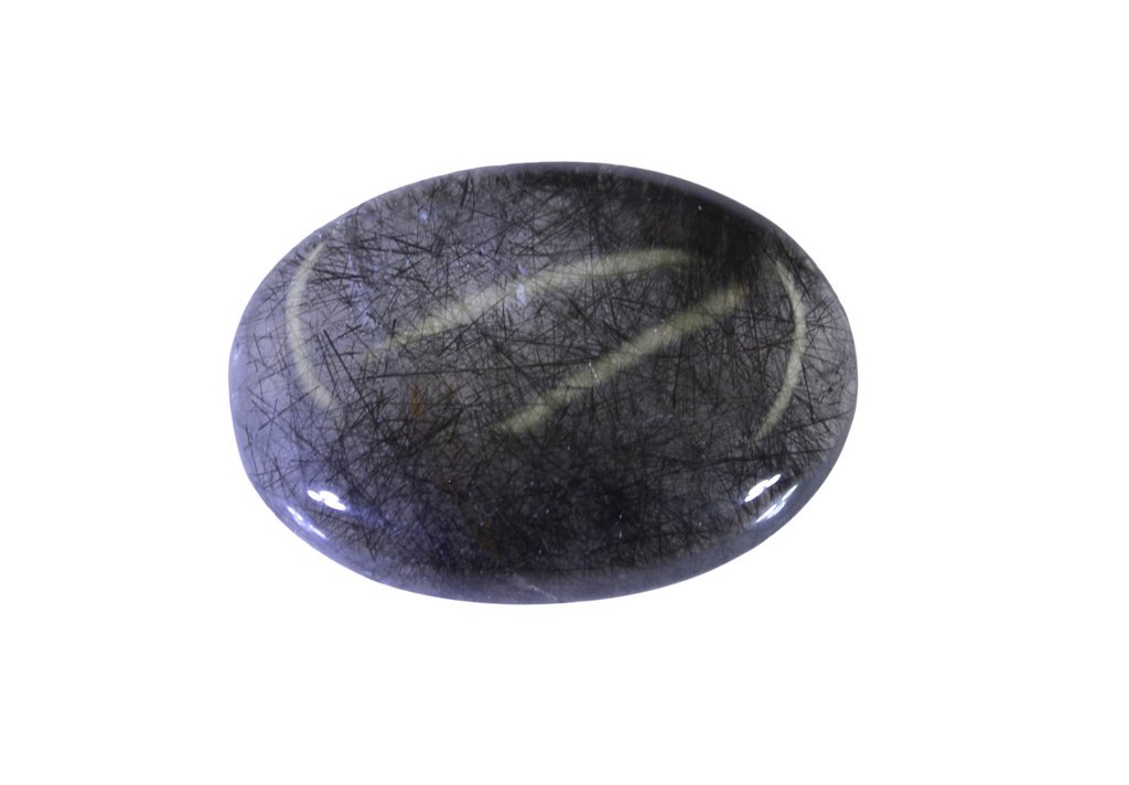 Riyo Quality AA black Rutile Quartz Multicolored cabochon Gemstone