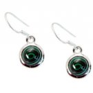 Riyo Malachite Womens Silver Jewellery Silver Earring Hooks L 1in Semal-48003