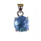Riyo Blue Topaz Wholesale Silver Uk Baby Pendants L 0.5in Spbto-10065
