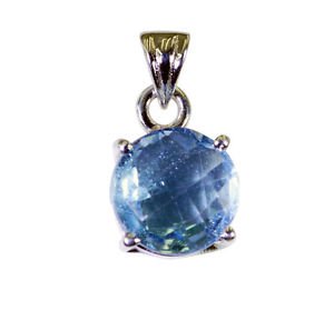 Riyo Blue Topaz Wholesale Silver Uk Baby Pendants L 0.5in Spbto-10065