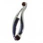 Riyo Red Garnet 925 Solid Sterling Silver Sleek Pendant L 1in Spgar-26140