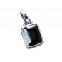 Riyo Smoky Quartz Real Silver Jewelry Holiday Pendants L 1in Spsqu-76003