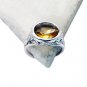 Riyo Citrine Silver Girl Jewelry Silver Eternity Ring Sz 6 Srcit6-14024