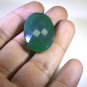 Green onyx loose Stone 1 Pieces 22 x 34 mm Oval Green faceted Gemstone