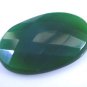Green onyx loose Stone 1 Pieces 22 x 34 mm Oval Green faceted Gemstone