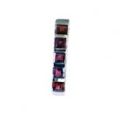 Riyo Garnet Hammered Silver Tigger Pendant L 1.2in Spgar-26051