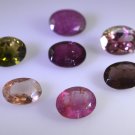 Tourmaline loose Stone 1 Pieces 7 x 9 mm Oval Multi Faceted Gemstone