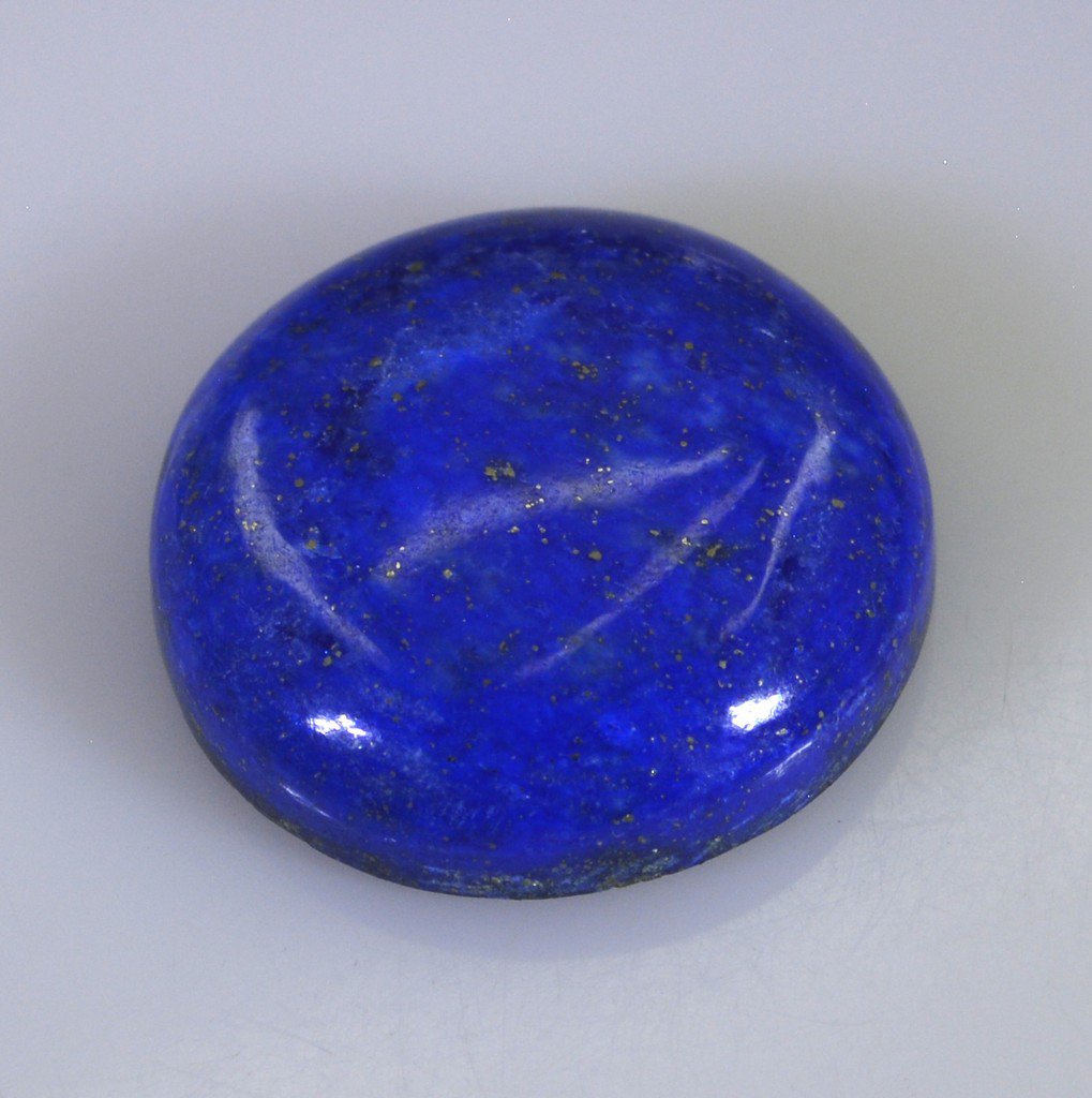 Lapis Lazuli loose Stone 1 Pieces 21 x 21 mm Round Blue cabochon Gemstone