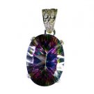 Riyo Mystic Quartz Silver Jewelry Online Shopping Pendant Set L 1in Spmqu-54003
