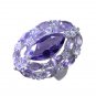 Riyo Amethyst Silver Vintage Jewelry Silver Love Ring Sz 7 Srame7-2038