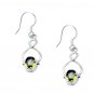 Riyo Peridot New Silver Jewellery Celebrity Earring L 1.5in Seper-58026