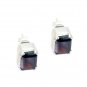 Riyo Garnet Silver Jewelry Distributors Gemstone L 0.2in Segar-26028