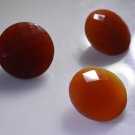 Red onyx loose Stone 1 Pieces 15x16,15x16 mm Round Red faceted Gemstone