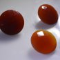Red onyx loose Stone 1 Pieces 15x16,15x16 mm Round Red faceted Gemstone