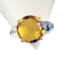 Riyo Citrine Silver Jewellery For Babies Silver Ring Sets Sz 7 Srcit7-14045