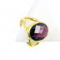 Garnet Gold Plated Jewelry Set Eternity Ring
