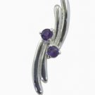 Riyo Purple Amethyst 925 Solid Sterling Silver Long Lasting Pendant L 1.25in Spa
