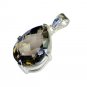 Riyo Smoky Quartz Silver 925 Jewelry Jasmine Pendants L 1in Spsqu-76009