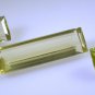 lemon Quartz loose Stone 1 Pieces 7 x 24 mm Emerald cut Yellow faceted Gemstone