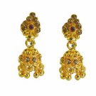 Riyo Plain Gold Plated Plain Earring exquisite handmade natural jewelry GPEJHU-1