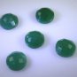 Green onyx loose Stone 1 Pieces 13 x 13 mm Round Green faceted Gemstone