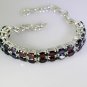 Riyo Garnet Cheap Jewelry Sets Silver Filigree Bracelet L 7.5in Sbragar-26033