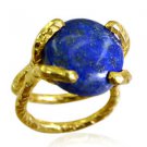 Riyo Lapis Lazuli Wholesale Gold Plate Wedding Bands Sz 6 Gprlla6-44006