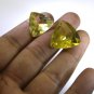 lemon Quartz loose Stone 1 Pieces 18x22,18x22 mm Trillion Yellow faceted Gemsto