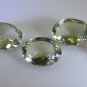 Green amethyst loose Stone 1 Pieces 15 x 20 mm Oval Green faceted Gemstone