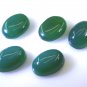 Green onyx loose Stone 1 Pieces 13 x 18 mm Oval Green cabochon Gemstone