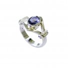 Riyo Iolite Silver Antique Jewellery Ecclesiastical Ring Sz 6 Sriol6-38032