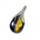 Riyo Tiger Eye Silver Jewellery Statement Pendant L 1in Sptey-80007
