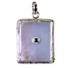 Riyo  Gemstone Silver Jewelry Exporters Fashion Pendants L 1.5in Spmul-52043