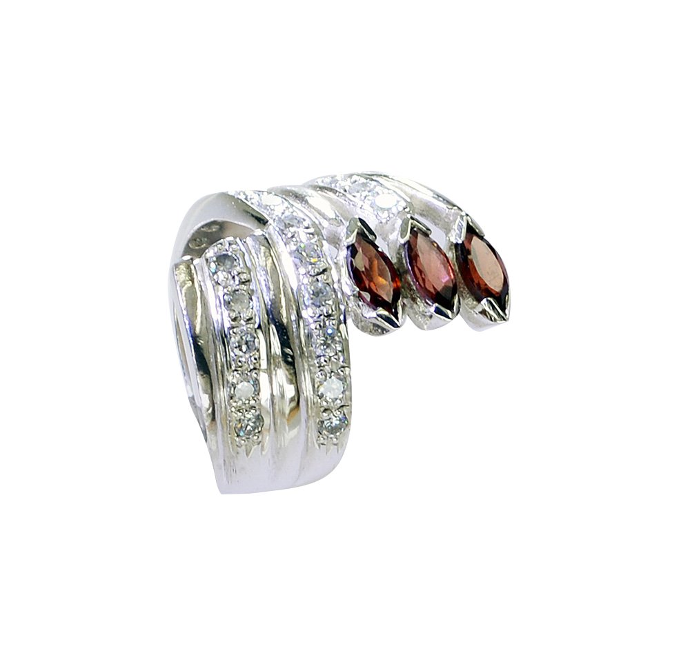Riyo Garnet Handmade Contemporary Silver Ring Sale Sz 6 Srgar6-26209