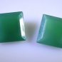 Green onyx loose Stone 1 Pieces 14 x 14 mm Princess Green faceted Gemstone