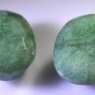 Indian emerald loose Stone 1 Pieces 19 x 25 mm Oval Green faceted Gemstone