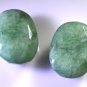 Indian emerald loose Stone 1 Pieces 19 x 25 mm Oval Green faceted Gemstone