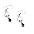 Riyo Garnet Silver Jewelry Supplies Ear Thread L 1in Segar-26044