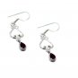 Riyo Garnet Silver Jewelry Supplies Ear Thread L 1in Segar-26044