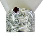 Riyo Garnet Famous Silver Designers Ring Silver Sz 8 Srgar8-26182