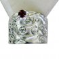 Riyo Garnet Famous Silver Designers Ring Silver Sz 8 Srgar8-26182