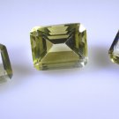 lemon Quartz loose Stone 1 Pieces 11x14,12x15 mm Emerald cut Yellow faceted Gem