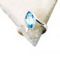 Riyo Blue Topaz Plain Silver Jewellery Classic Day Rings Sz 8 Srbto8-10072