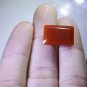 Red onyx loose Stone 1 Pieces 13 x 18 mm Emerald cut Red faceted Gemstone