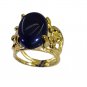 Riyo Black Onyx 18c Gold Polish Friendship Ring Sz 6 Gprbon6-6076