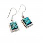 Riyo Turquoise Silver Antique Jewelry Gems L 1in Setur-82013