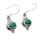 Riyo Turquoise Silver Artisan Jewelry Exclusive Earring L 1in Setur-82016